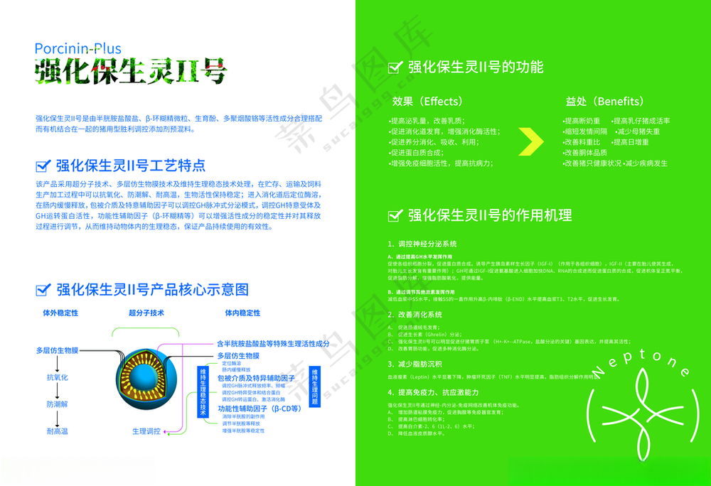 强化保生灵 兽药包装水产饲料设计
