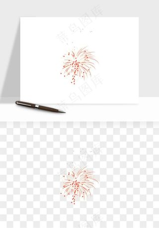 卡通烟花烟火礼花png免抠