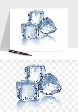 冰块清爽png免抠
