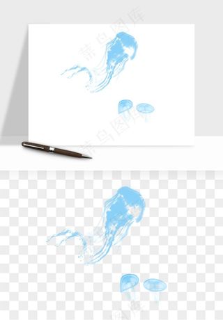 水母章鱼海底生物png免抠图
