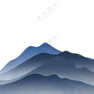 水墨远山意境写意山水画面(213)2500x2500