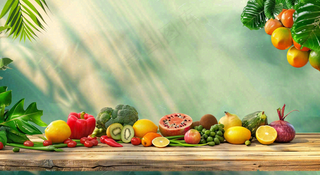 农林蔬果生鲜店水果店蔬菜店背景