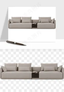 现代沙发家具png免抠