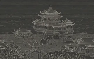 蒲公英高清中式壁画005