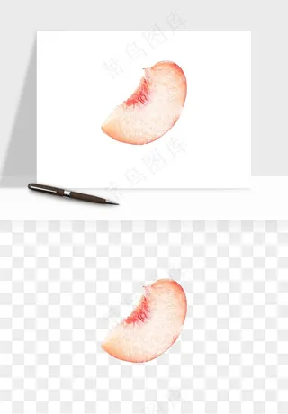 桃子油桃黄桃水果png免抠