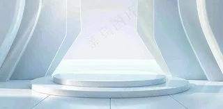 数码科技线光几何背景