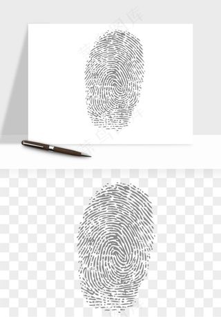 指纹手指纹路png免抠
