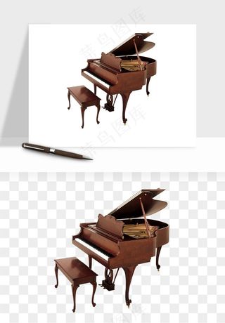 钢琴乐器琴键png免抠