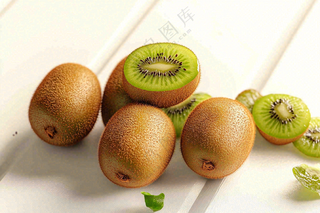 新鲜水果猕猴桃摄影图