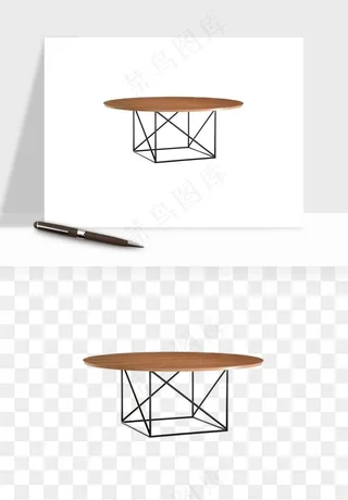 现代时尚桌子家具png免抠