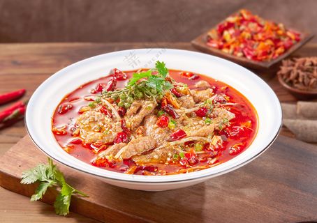水煮肉片美食图片