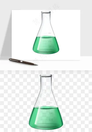 卡通化学实验设备器材png免抠图