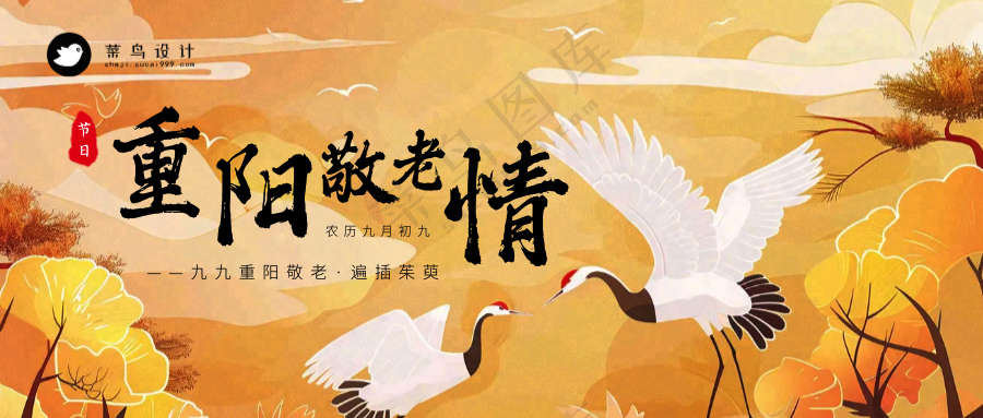 重阳节敬老公众号首图