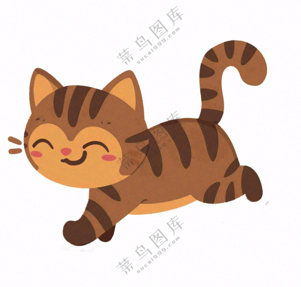 萌宠宠物卡通小猫可爱免抠