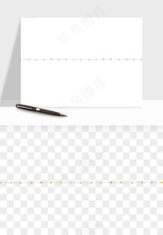 金色植物花环边框png免抠