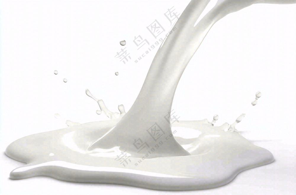 白色的牛奶飞溅摄影图
