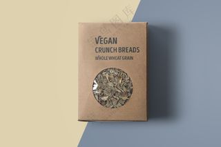 卤料包茶叶包装盒样机超市品牌vi包装提案PS模板24