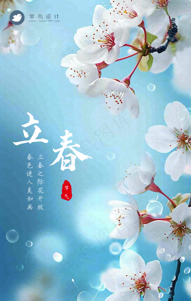 立春手机海报