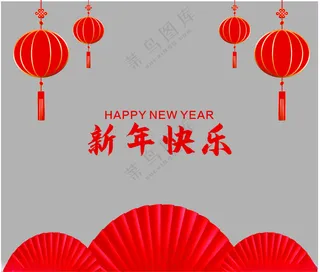 新年窗贴兔年窗贴红色布置