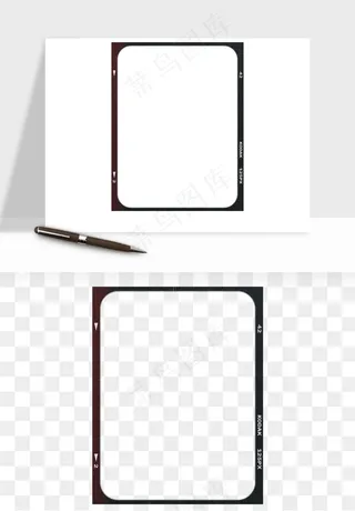 电影黑胶胶片元素png免抠