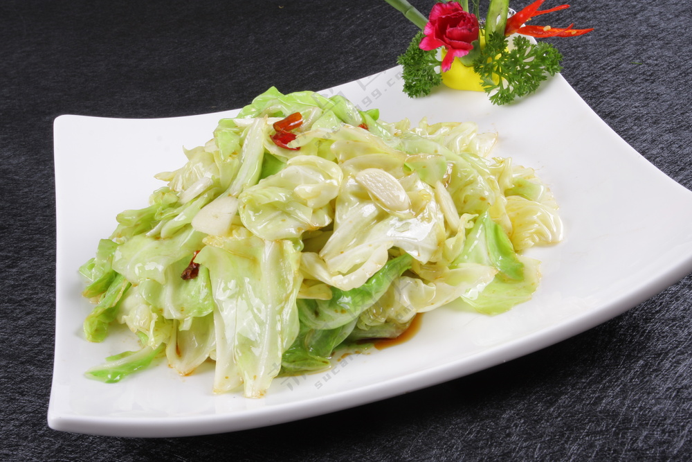 手撕包菜图片