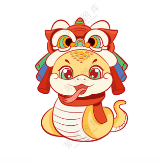 蛇年插画设计2025蛇年300DPI