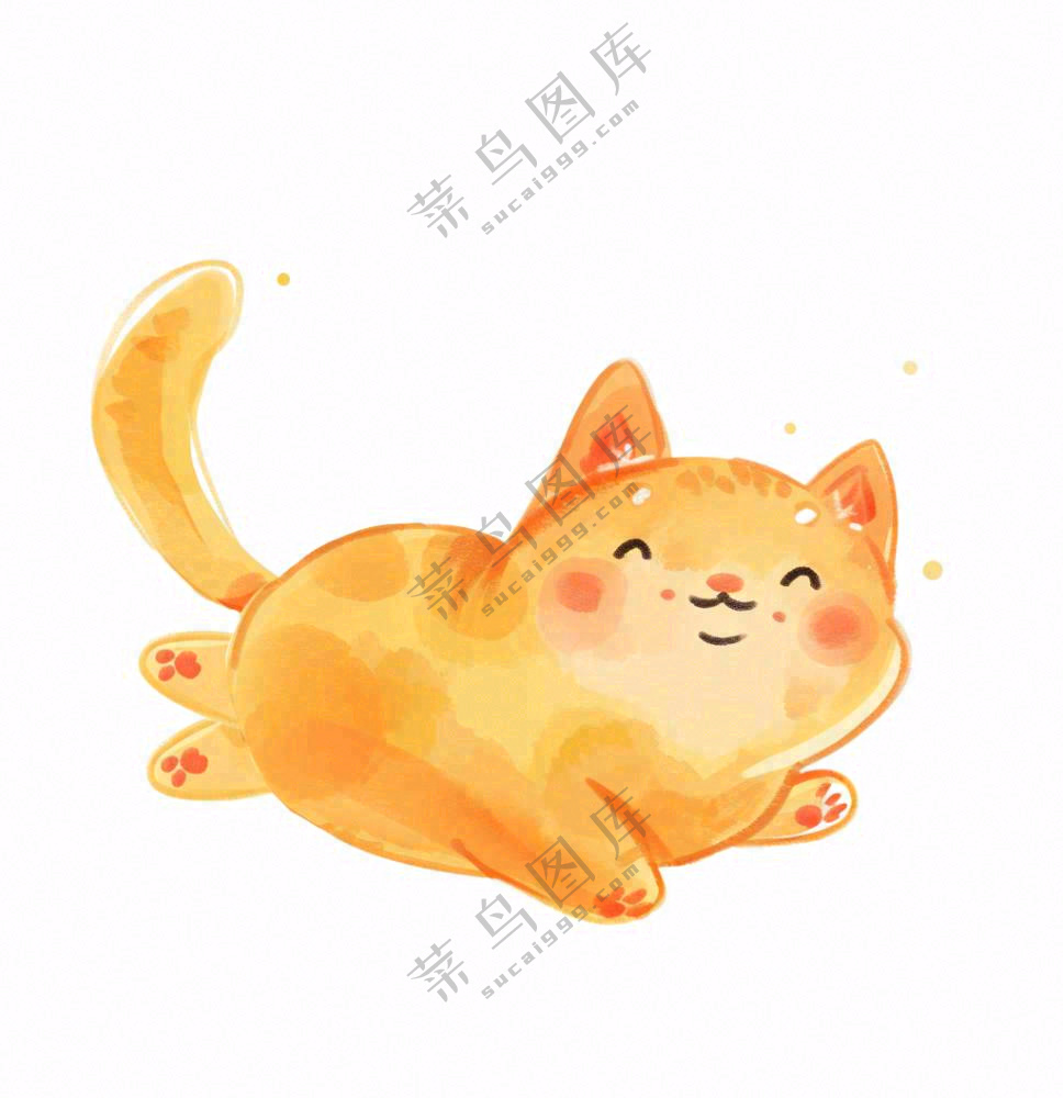 萌宠宠物卡通小猫可爱免抠