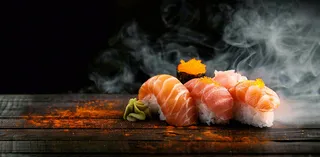 日韩料理美食摄影图背景