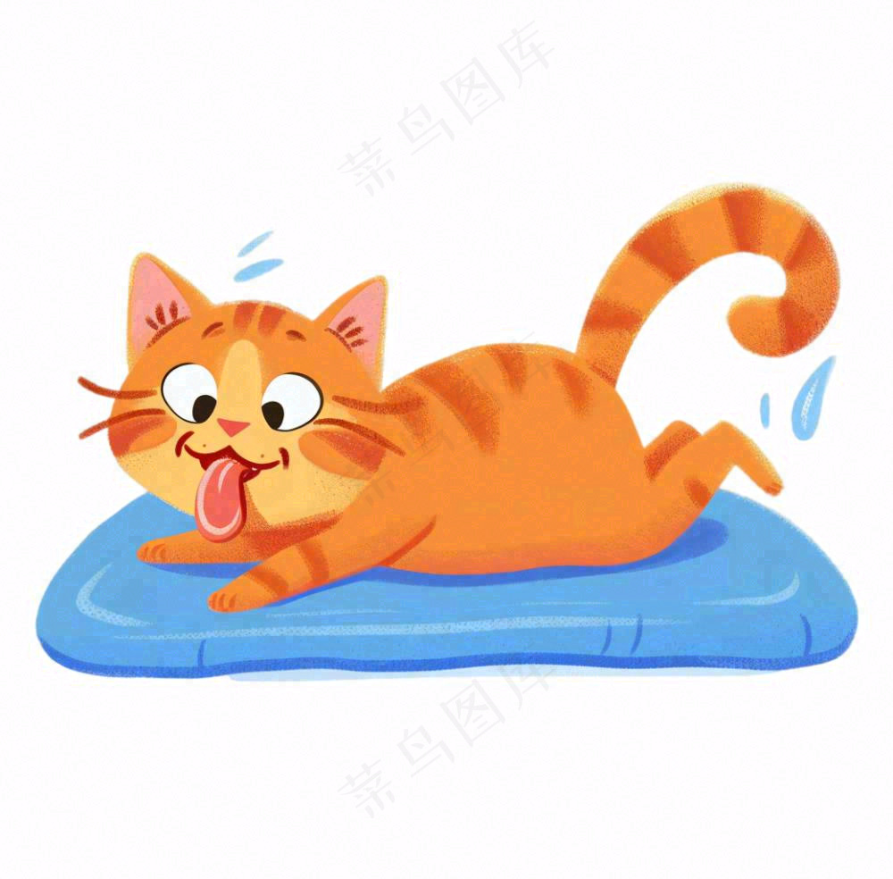 小猫猫咪宠物动物卡通插画免抠