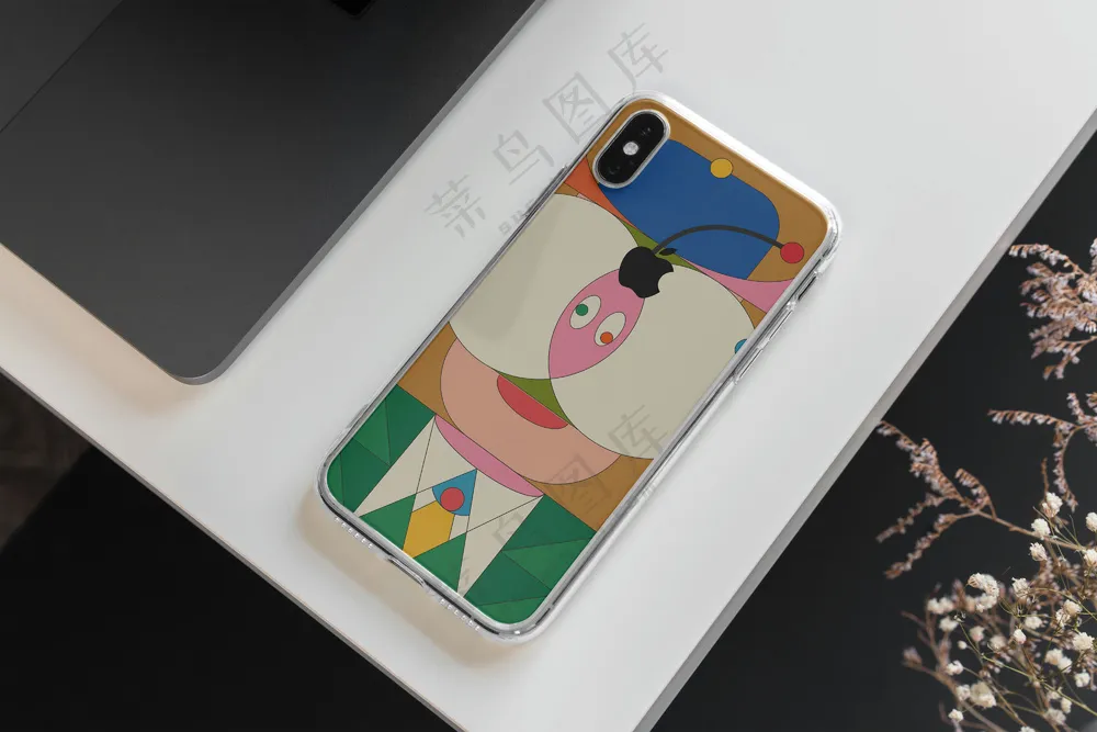 iPhoneX文创手机壳样机手机壳印花贴图样机-22