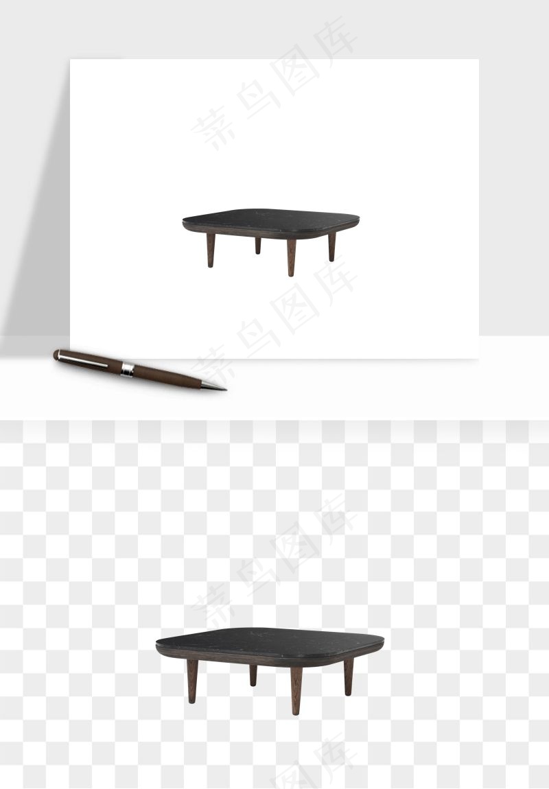 现代时尚桌子家具png免抠
