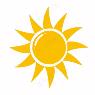 太阳天气卡通免抠