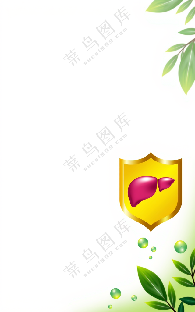 包装设计肝脏打底背景