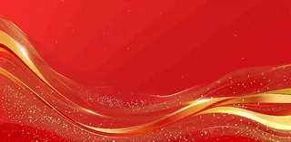 红色金光闪耀亮片线性喜庆元旦背景