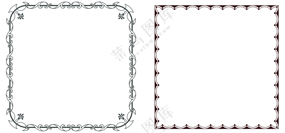 欧式花纹边框 (10)