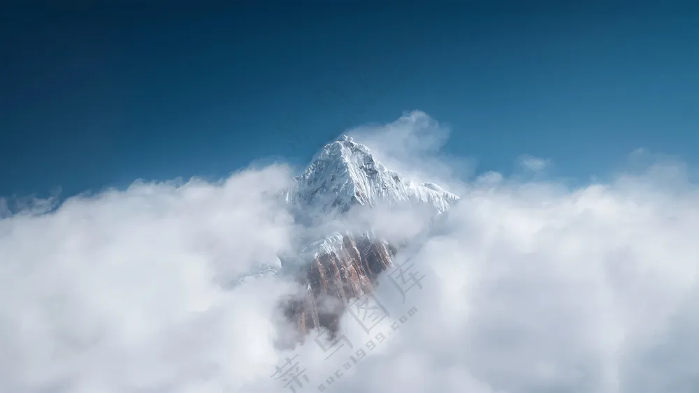 雪山云风景
