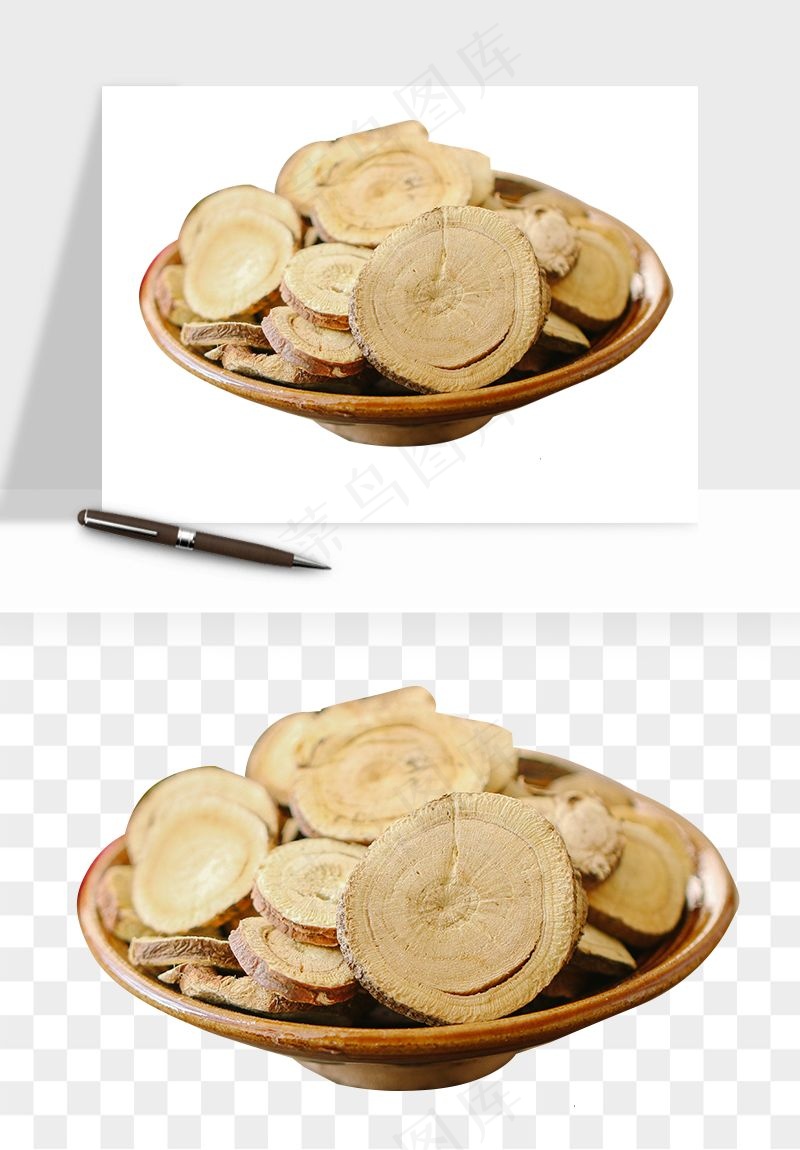 中药养生药材png免抠