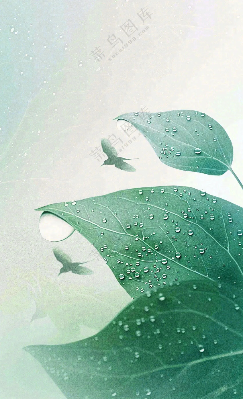 白露节气背景