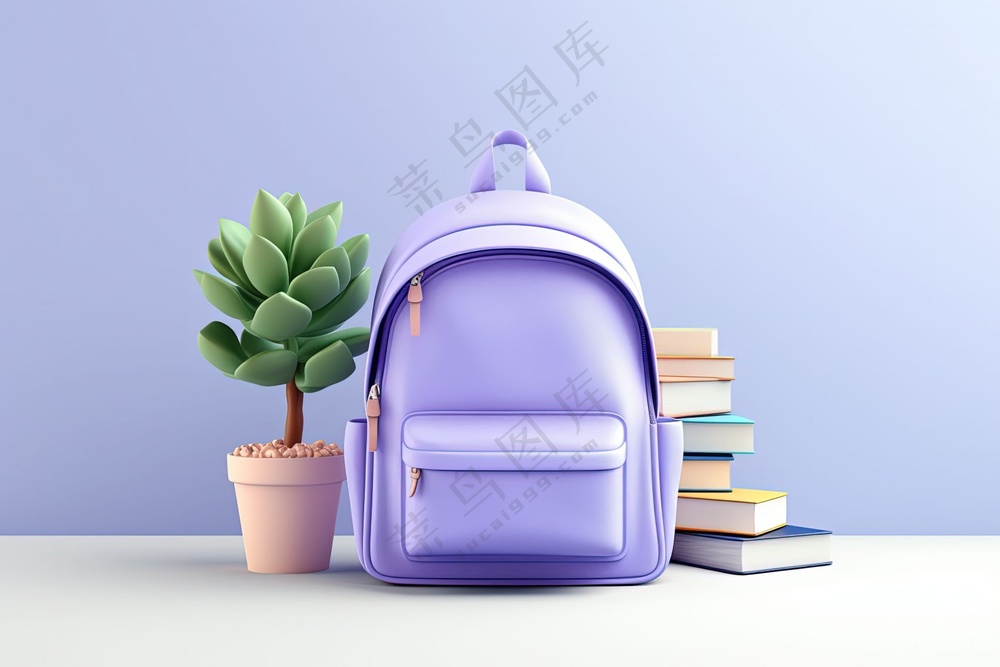 时尚精美小学生书包1