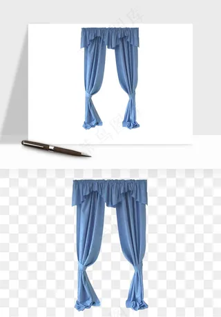 窗帘幕布帷幕png免抠