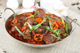 羊肉锅仔美食图片