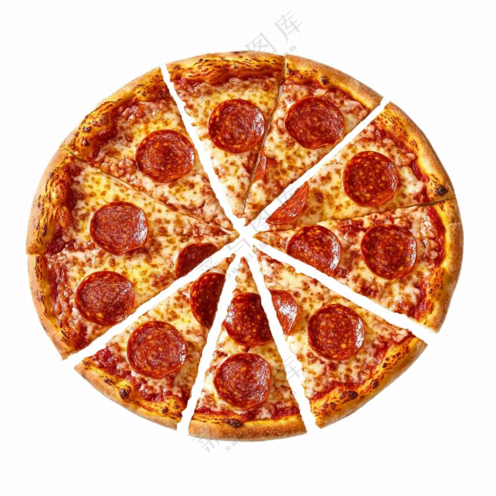 美味的披萨美食摄影图免抠