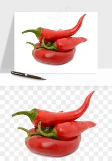 红辣椒尖椒png免抠