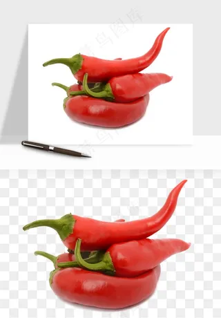 红辣椒尖椒png免抠