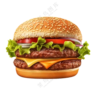 汉堡免抠素材