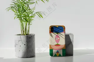 iPhoneX文创手机壳样机手机壳印花贴图样机-9