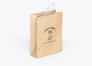 牛皮纸袋食品包装袋外卖打包袋样机-04