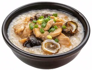 海鲜粥生蚝摄影图免抠