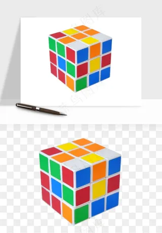 游戏魔方玩具png免抠