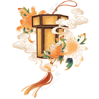 祥云中国风灯笼